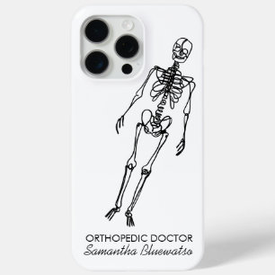 Grappig Skelet orthopedisch arts beeldhouwen bot iPhone 15 Pro Max Hoesje