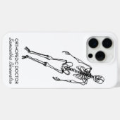 Grappig skelet orthopedisch dokter boetseren bot Case-Mate iPhone case (Achterkant (horizontaal))