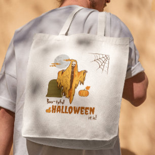 Grappig Skelet Pompoen Volwassenen Humor Halloween Tote Bag