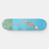 Grappig Skelet Rent Persoonlijk Skateboard (Horizontaal)