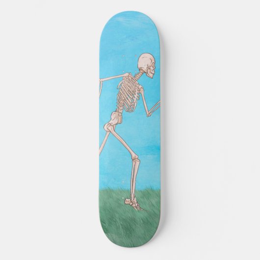 Grappig Skelet Rent Persoonlijk Skateboard (Voorkant)