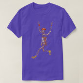 Grappig Skelet Running T-shirt (Design voorkant)