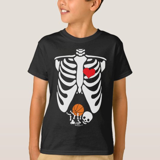 Grappig Skelet T-shirt (Voorkant)