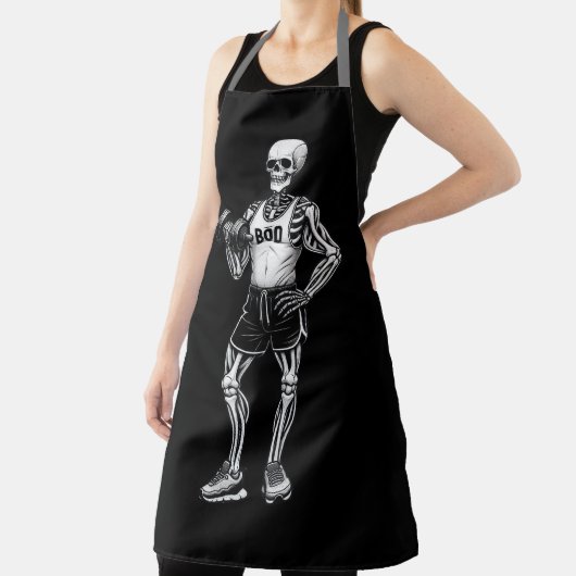 Grappig skelet Vaderdag Dad Bod trainen Schort (Insitu)