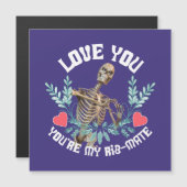 Grappig Skelet Valentijnsdag Rib Genoot Goth Humor (Voorkant / Achterkant)