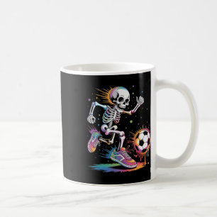 Grappig Skelet Voetbal Drip Druppelende Jongen Jeu Koffiemok