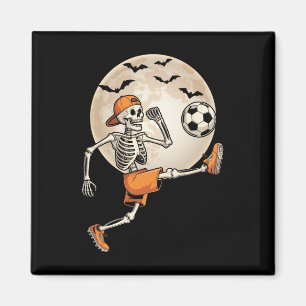 Grappig Skelet Voetbal Halloween Kostuum Mannen Jo Magneet