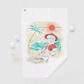 Grappig Skelet Zomer Golfhanddoek (Insitu)