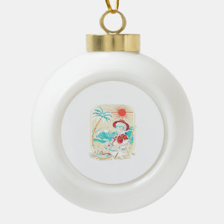 Grappig Skelet Zomer Keramische Bal Ornament
