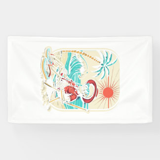 Grappig Skelet Zomer Spandoek
