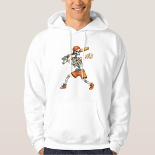 Grappig Skeleton Batting Honkbal Halloween T-Shirt