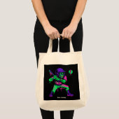 Grappig Skeleton Batting Ice Cream Dripping Baseba Tote Bag (Voorkant (product))