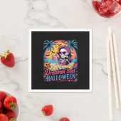 Grappig Skeleton Dreaming' 'Over Halloween Summerw Servet (Insitu)