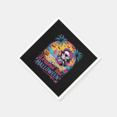 Grappig Skeleton Dreaming' 'Over Halloween Summerw Servet (Hoek)