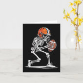 Grappig Skeleton Football Halloween Kostuum Boys K Kaart (Gele Bloem)