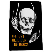 Grappig skeleton grap Halloween cadeau tas