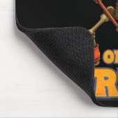 Grappig Skeleton IJshockeyspeler Halloween kostuum Muismat (Hoek)