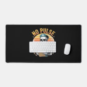 Grappig Skeleton Nurse Geen Pulse Design – Dark Hu Bureaumat (Keyboard & Muis)