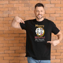 Grappig Skeleton Paar T-shirt