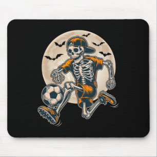 Grappig Skeleton Soccer Mannen Boys Kinder Hallowe Muismat