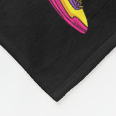 Grappig Skeleton Spelen Volleybal Happy Halloween  Fleece Deken (Hoek)