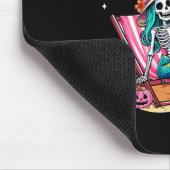 Grappig Skeleton Summerween Zeemeermin Beach Hallo Muismat (Hoek)