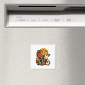 Grappig Skeleton Videogame Halloween Gaming Gamer Magneet (Insitu (Vaatwasser))