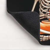 Grappig Skeleton Videogame Halloween Gaming Gamer Muismat (Hoek)