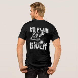 Grappig Skeleton Welder Geen Flux Gezien Mannen Tri-Blend Shirt