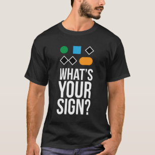Grappig ski snowboard Wat is je teken lange mouwen T-shirt
