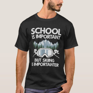 Grappig Skidesign Voor Mannen Vrouwen Skier Ski Sk T-shirt