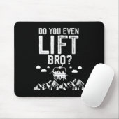 Grappig Skiën Til je zelfs bro Snowboard Ski Muismat (Met muis)
