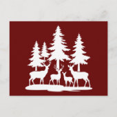 Grappig Skinny Pine Tree Summer Hiking Camping Feestdagenkaart (Voorkant)