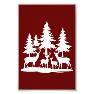 Grappig Skinny Pine Tree Summer Hiking Camping Foto Afdruk