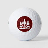 Grappig Skinny Pine Tree Summer Hiking Camping Golfballen (Voorkant)