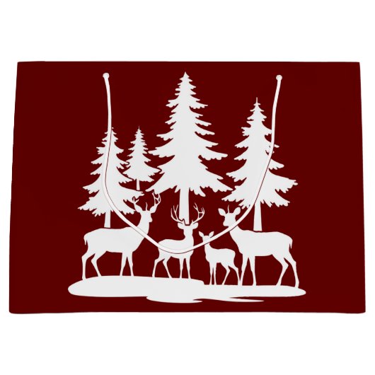 Grappig Skinny Pine Tree Summer Hiking Camping Groot Cadeauzakje (Voorkant)