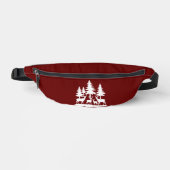 Grappig Skinny Pine Tree Summer Hiking Camping Heuptasje (Voorkant)