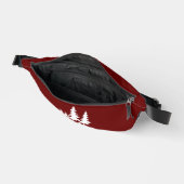 Grappig Skinny Pine Tree Summer Hiking Camping Heuptasje (Open)