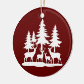 Grappig Skinny Pine Tree Summer Hiking Camping Keramisch Ornament (Links)