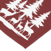 Grappig Skinny Pine Tree Summer Hiking Camping Korte Tafelloper (Hoek)