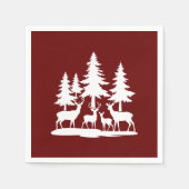 Grappig Skinny Pine Tree Summer Hiking Camping Servet (Voorkant)