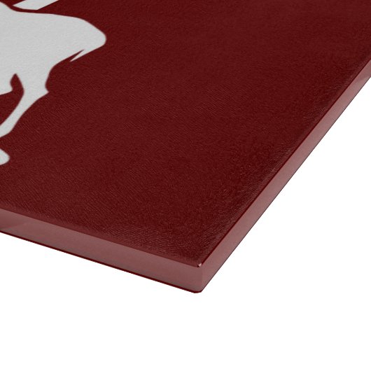 Grappig Skinny Pine Tree Summer Hiking Camping Snijplank (Hoek)