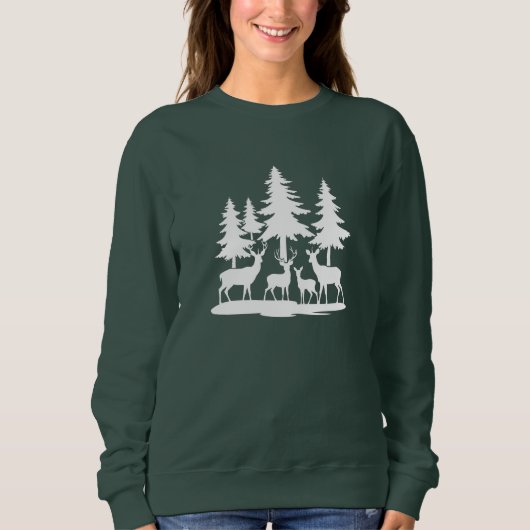 Grappig Skinny Pine Tree Summer Hiking Camping Trui (Voorkant)