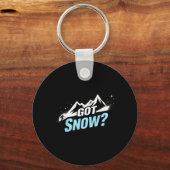 Grappig Skiquote Cadeau Hebt Sneeuw Sleutelhanger (Voorkant)
