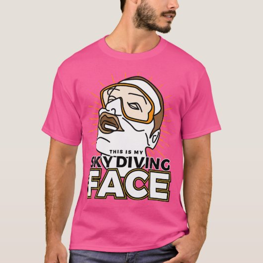 Grappig skydiven voor skydivers t-shirt (Voorkant)