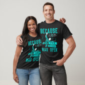 Grappig skydiven waarom omdat de deur open skyd wa t-shirt (Unisex)