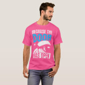 Grappig skydiving idee t-shirt (Voorkant volledig)