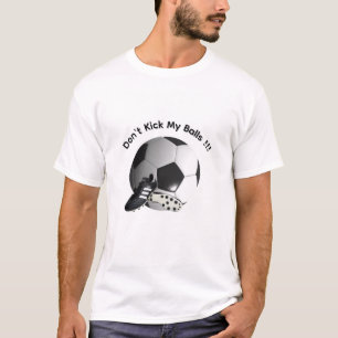 Grappig Sla Niet Tegen Mijn Ballen Voetbal, Heren T-shirt