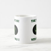 Grappig slaan u bij gazon kommen, koffie Mok (Center)