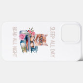 Grappig Slaap de hele dag lezen de hele nacht Case-Mate iPhone Case (Achterkant (horizontaal))